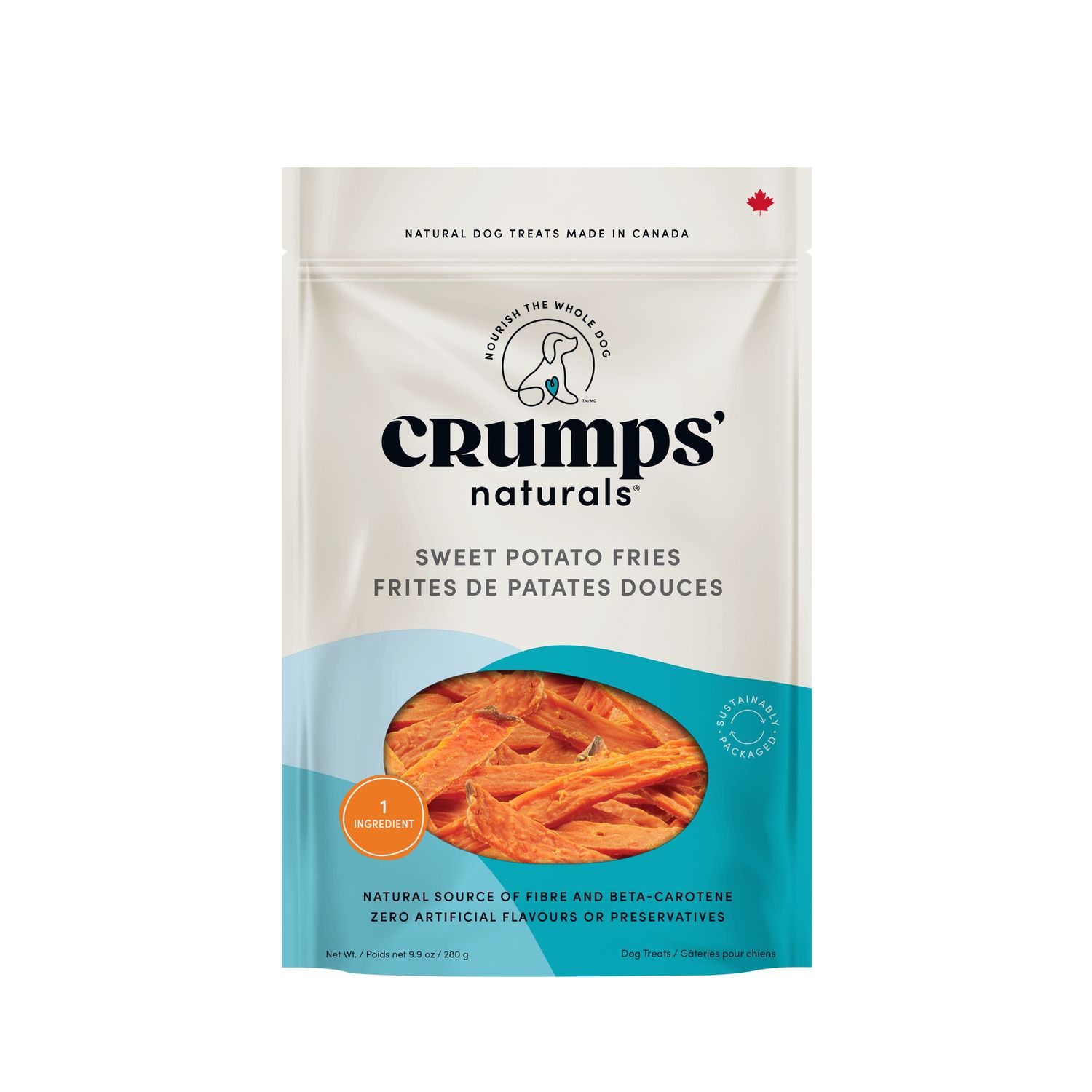CRUMPS' NATURALS - Sweet Potato Fries, Size: 280g