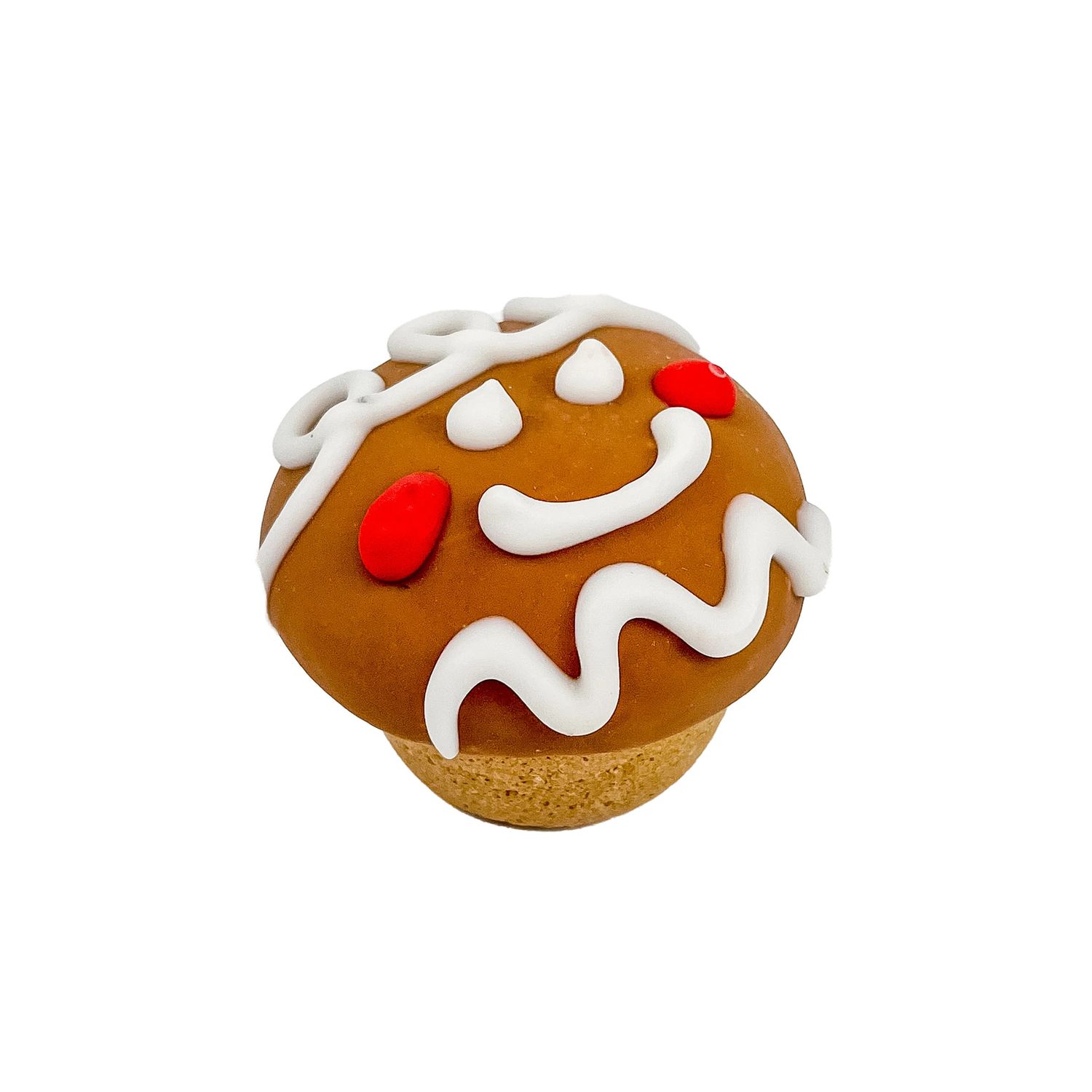 BOSCO &amp; ROXY'S - Holiday Gingerbread Buddy Cupcake Biscuit, Colour: Brun &amp; Blanc