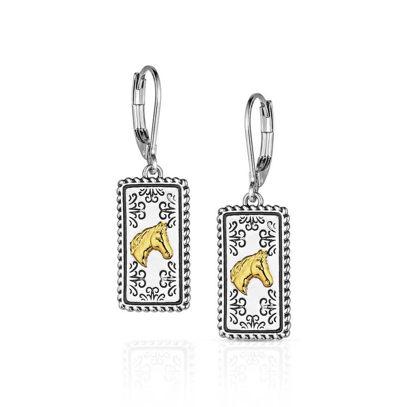 MONTANA SILVERSMITHS - Regal Rider Earrings