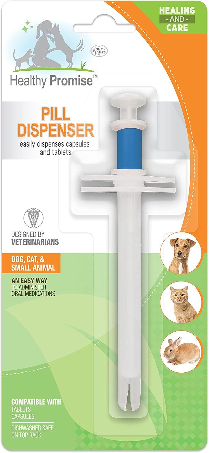 FOUR PAWS - Quick &amp; Easy Pill Dispenser, Colour: Blanc
