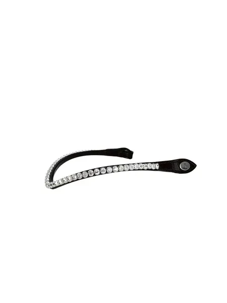PS OF SWEDEN - Browband Slim Noir with Crystal White