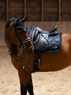 PS OF SWEDEN - Saddle Pad Dressage Ruffle Navy