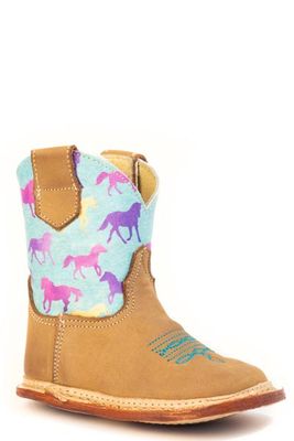 ROPER - Printed Horses Design Cowboy Boots