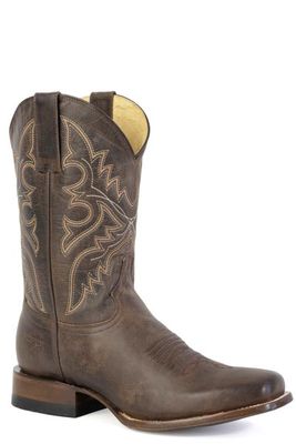 ROPER - Burnish Brown Leather Dylan Cowboy Boot