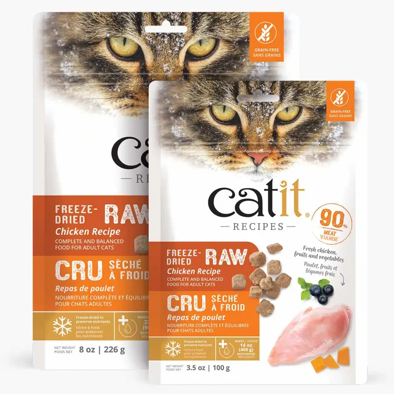 CATIT - Complete &amp; Balanced Freeze-Dried Raw Chicken Diet for Cats