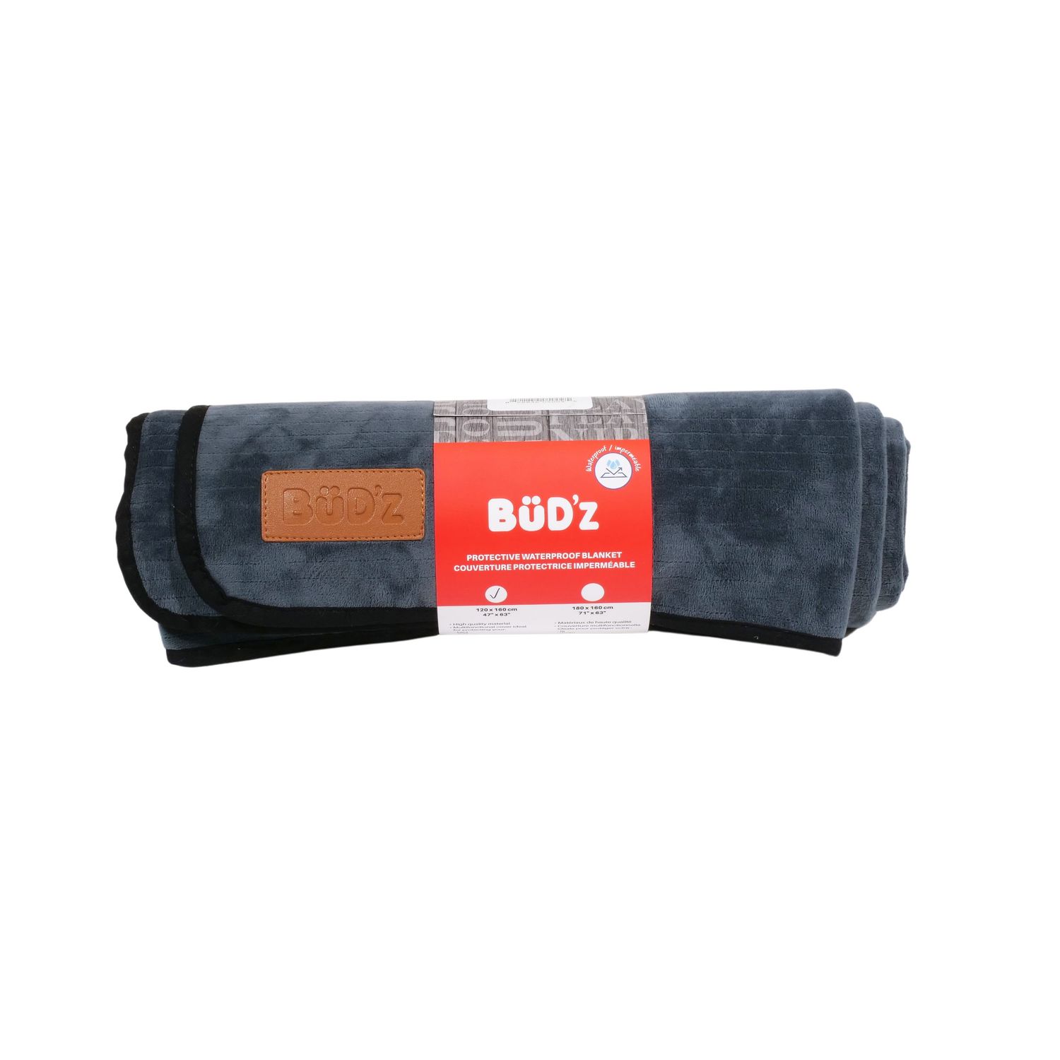 BUD'Z - Protective Waterproof Blanket, Size: 120 x 160cm