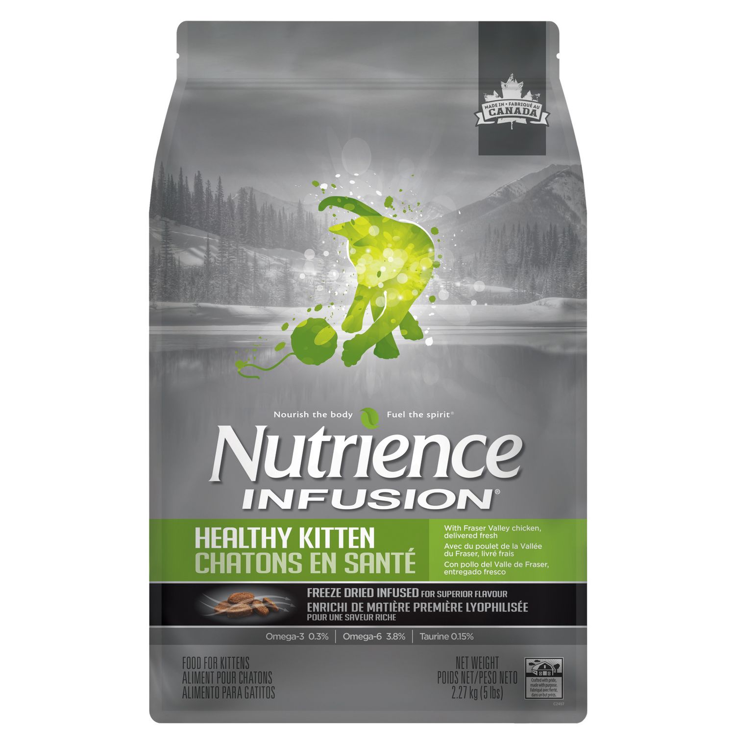 NUTRIENCE - Fraser Valley Chicken Infusion Healthy Kitten Food, Size: 2.27kg
