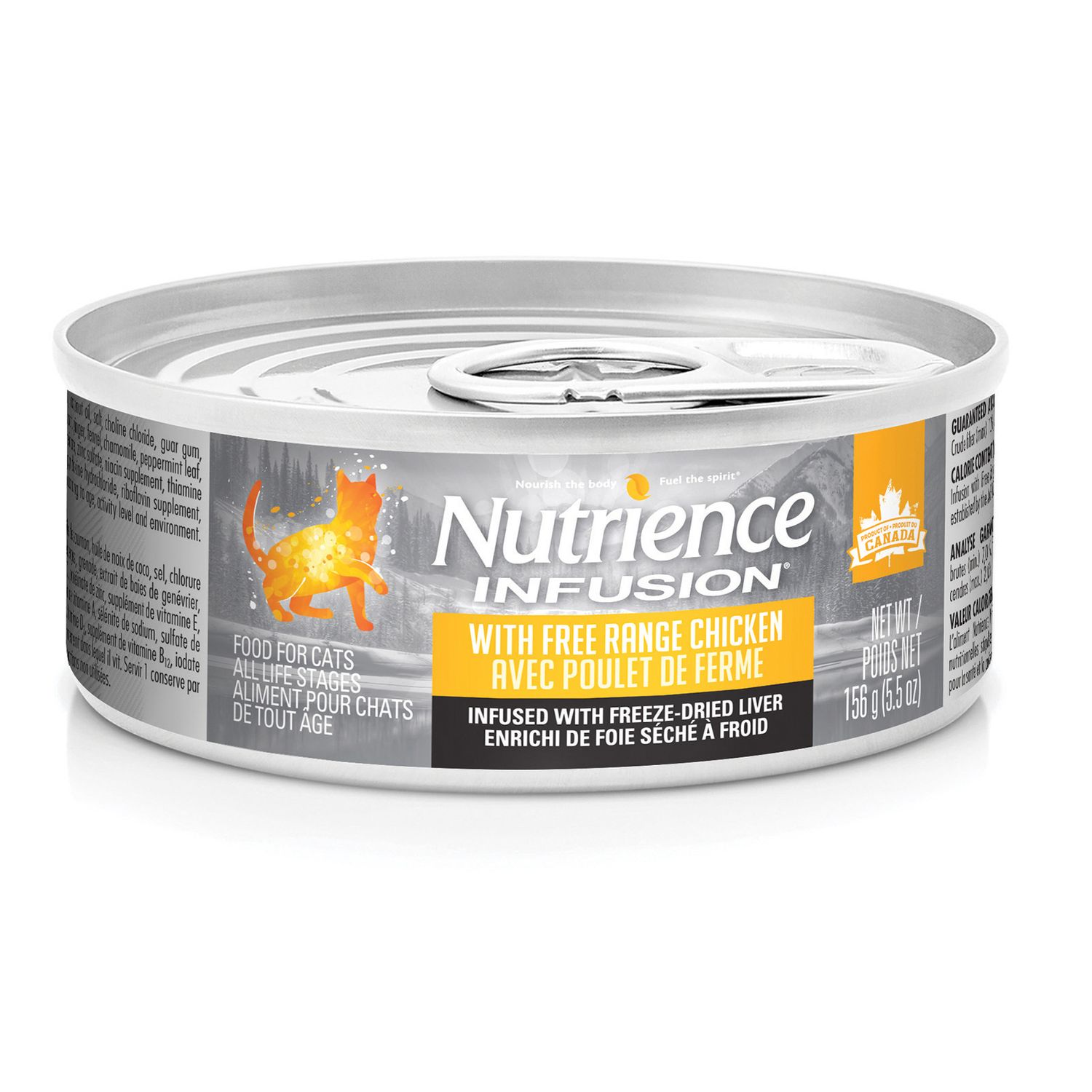 NUTRIENCE - Free Range Chicken Infusion Pâté Wet Adult Cat Food, Size: 156g