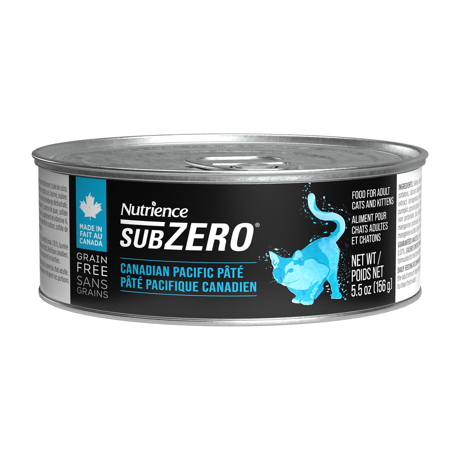 NUTRIENCE - SubZero Canadian Pacific Fish Pâté for Cats, Size: 156g