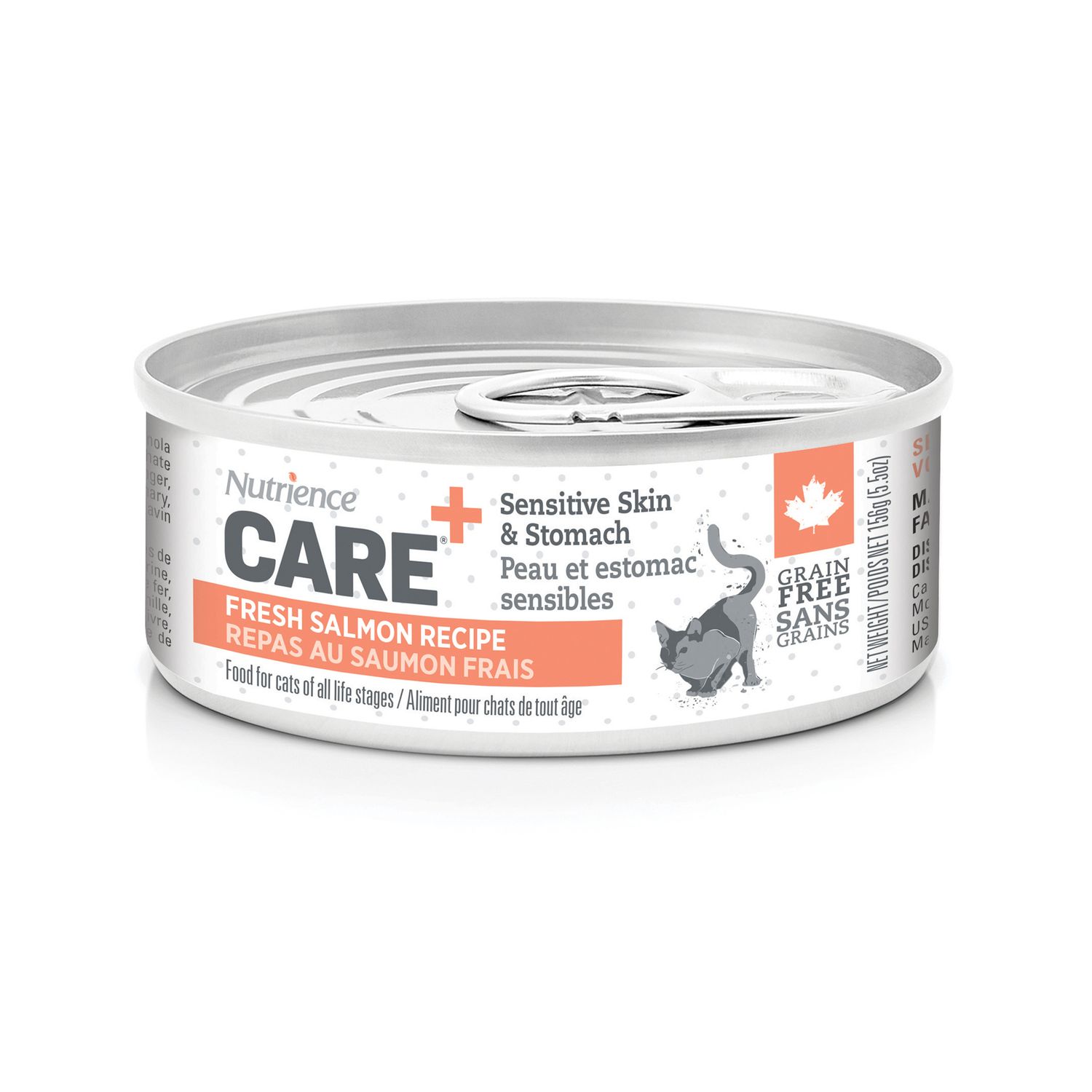 NUTRIENCE - Sensitive Skin &amp; Stomach - Hypoallergenic Wet Cat Food, Size: 156g