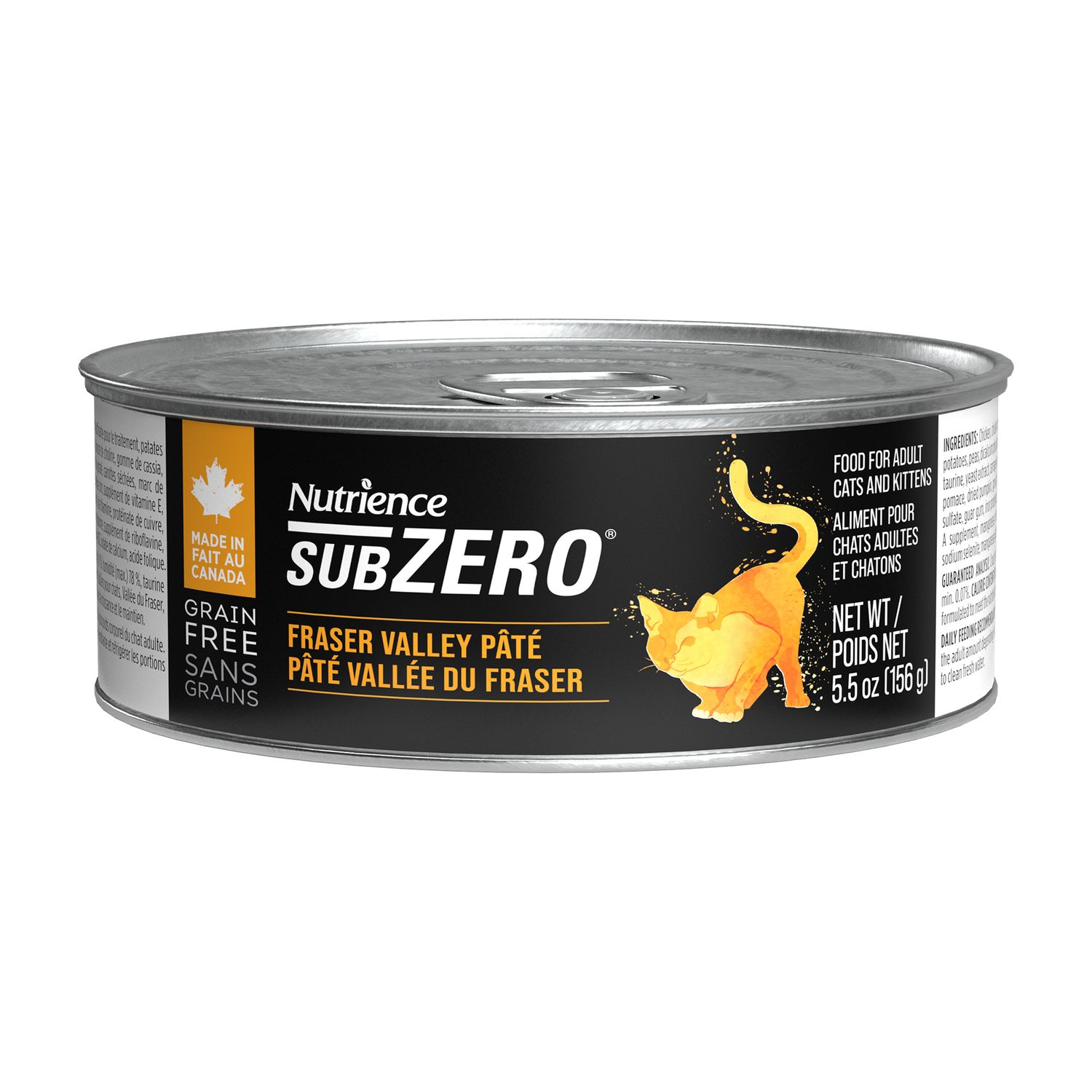 NUTRIENCE - SubZero Fraser Valley Chicken Pâté for Cats, Size: 156g