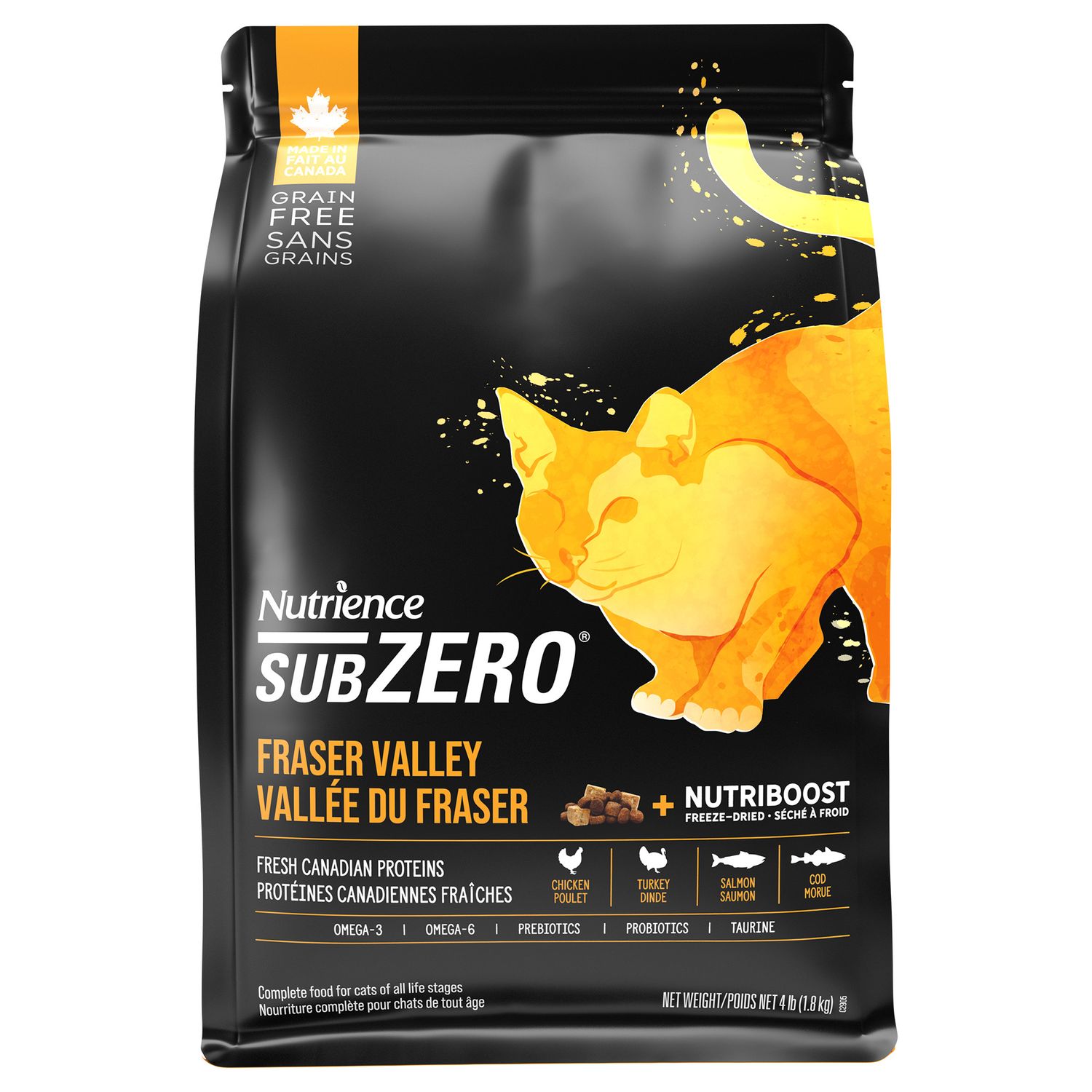 NUTRIENCE - SubZero Fraser Valley High Protein Cat Recipe, Size: 1.8kg