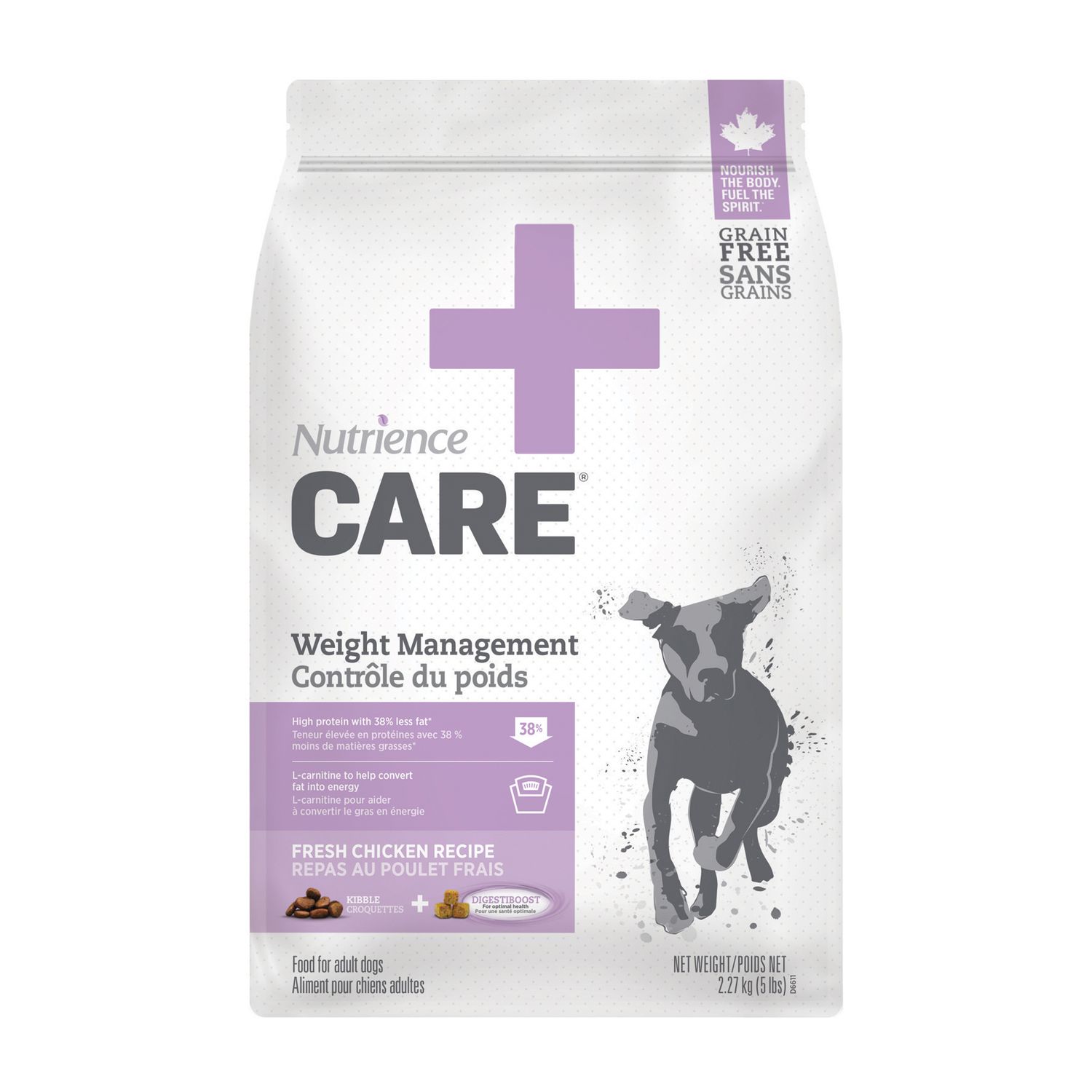 NUTRIENCE - Care+ Weight Management Food for Dogs, Size: 2.27kg