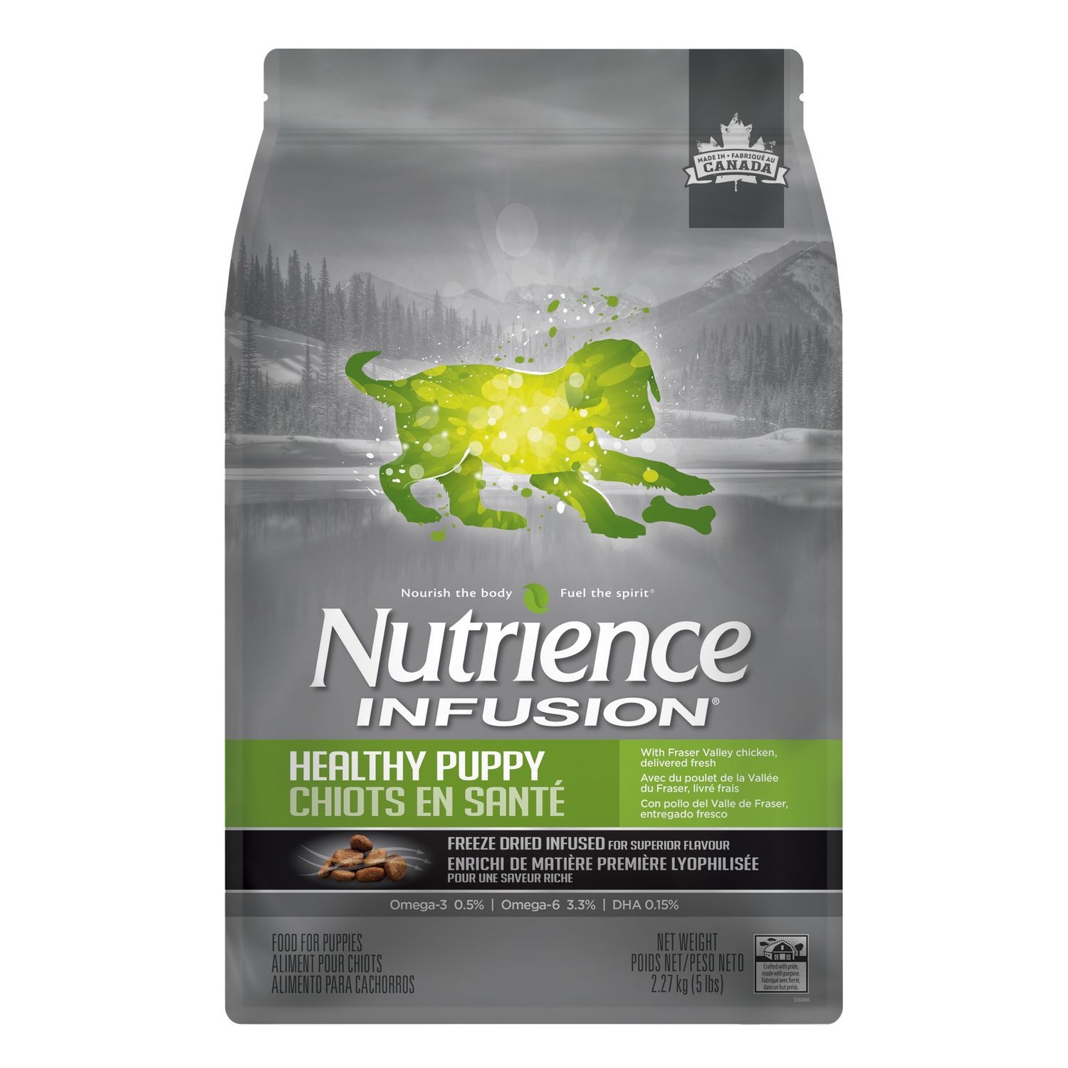 NUTRIENCE - Fraser Valley Chicken Infusion Healthy Puppy Food, Size: 2.27kg