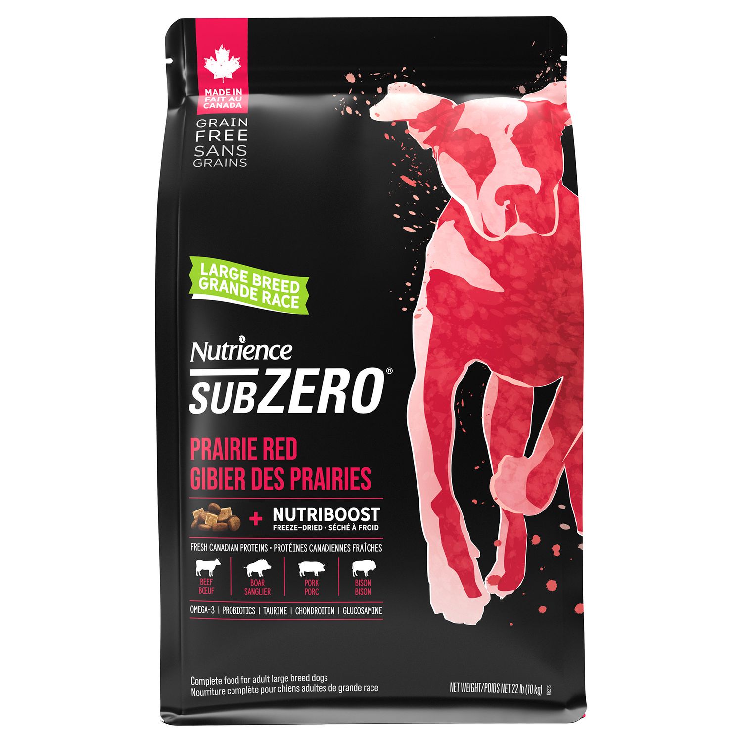 NUTRIENCE - SubZero Prarie Ried High Protein Large Breed Dog Recipe, Size: 10kg