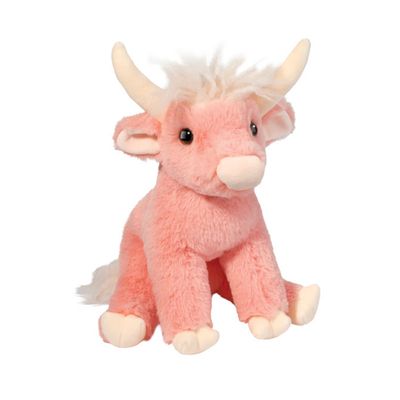 DOUGLAS - Candie the Soft Pink Highland Cow Plush