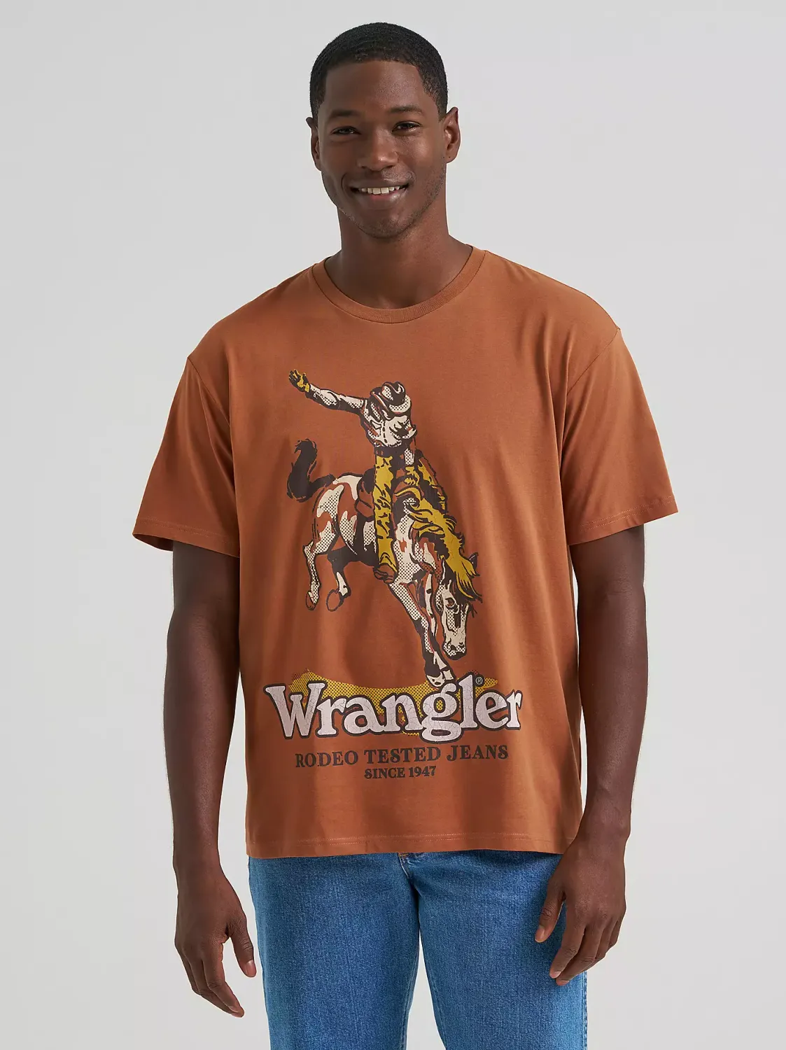 WRANGLER - Tested Vintage Fit Graphic Rawhide T-Shirt