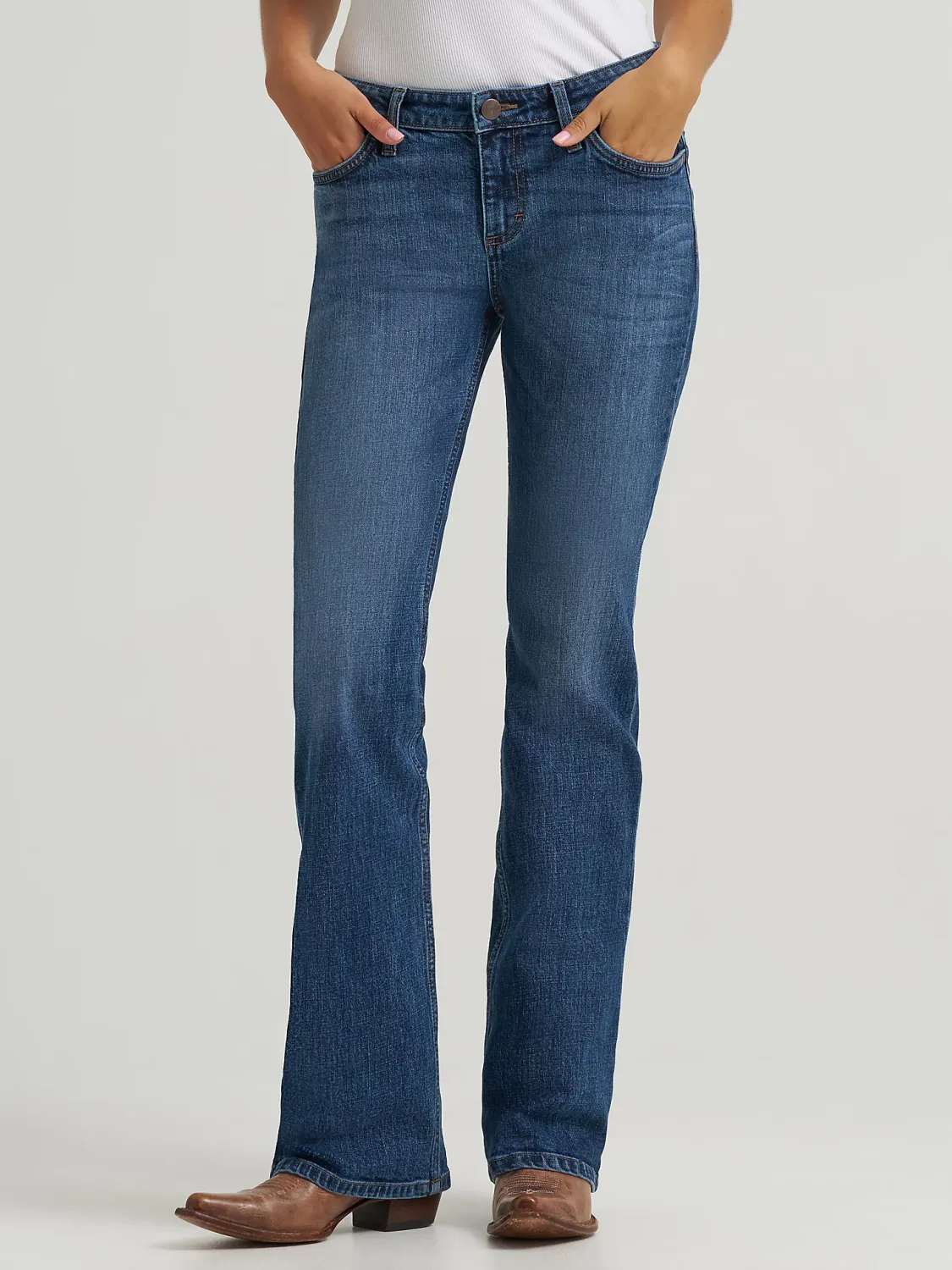 WRANGLER - Katelyn Retro Mae Mid Rise BootCut Jean
