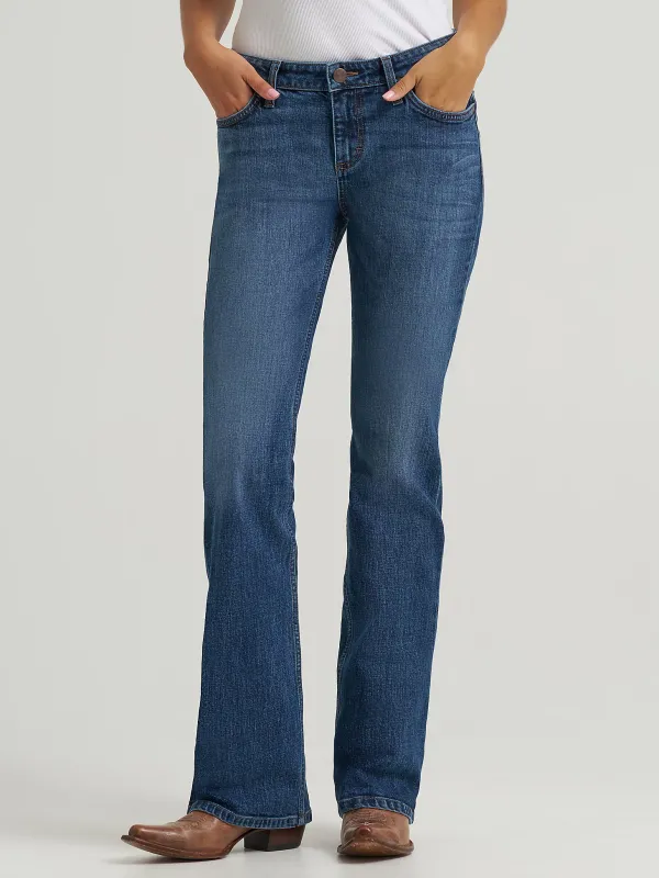 WRANGLER - Katelyn Retro Mae Mid Rise BootCut Jean