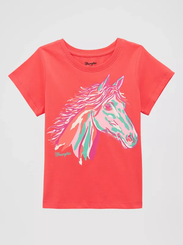 WRANGLER - Girl's Flowing Mane Graphic Tee