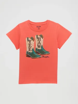 WRANGLER - Girl's Western Yee Haw Graphic Tee