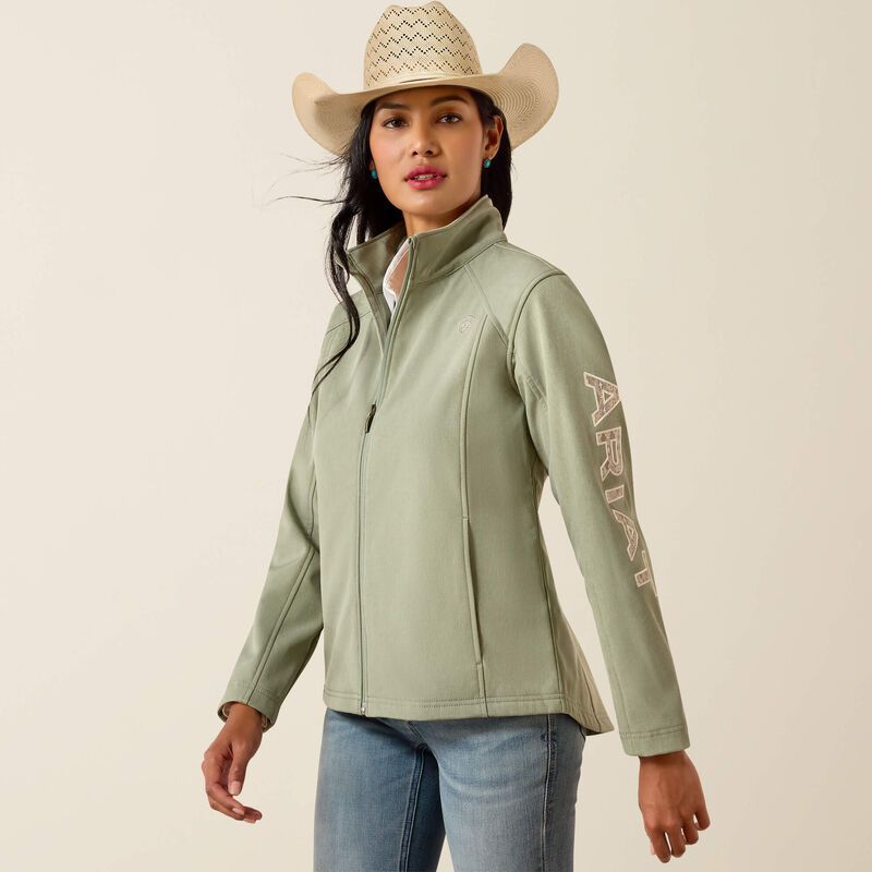 ARIAT - Sea Spray Heather Logo Softshell Jacket