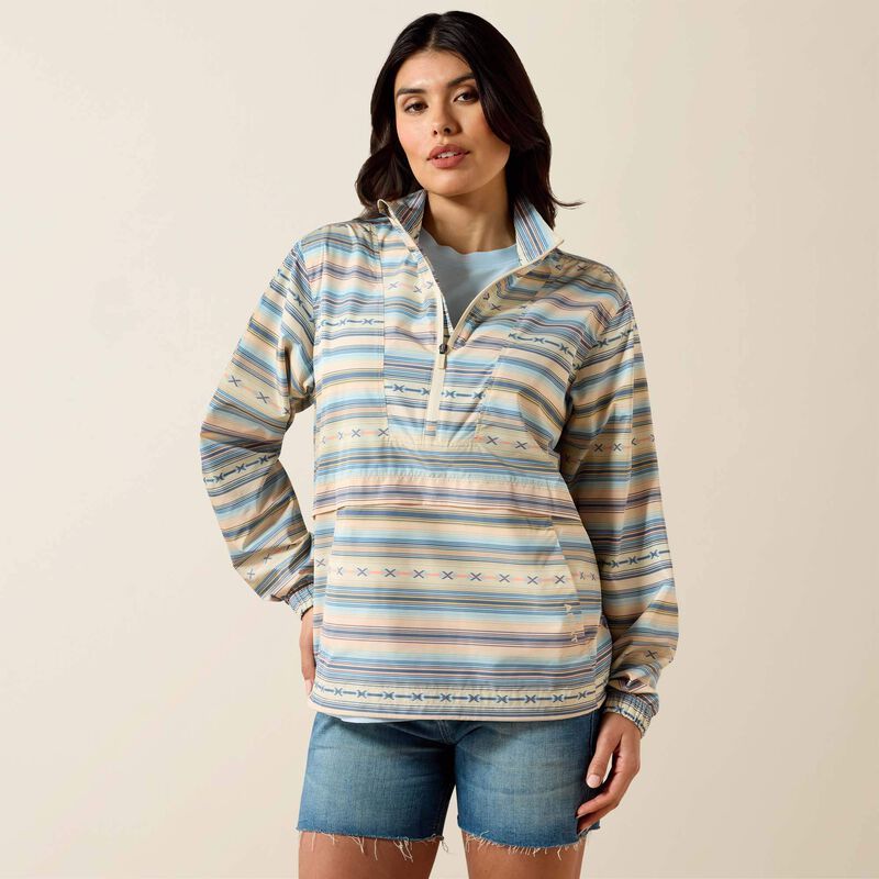 ARIAT - Sunset Serape Stripe Whisper Pullover Jacket