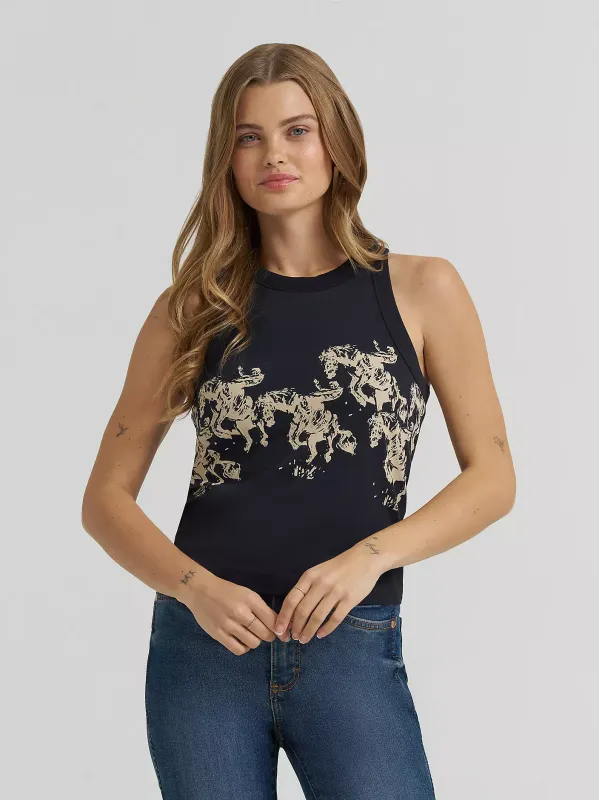 WRANGLER - Lainey Wilson X Black Cowboy Tank