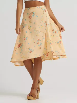 WRANGLER - Flowy Handkerchief Midi Skirt