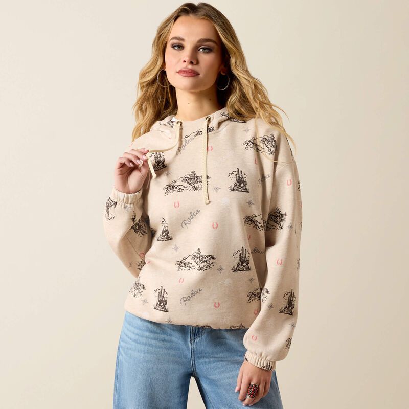 ARIAT - Oatmeal Heather Essential Hoodie