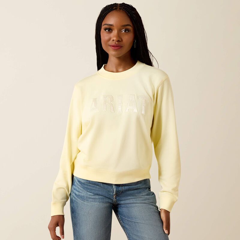 ARIAT - Pear Sorbet Essential Crew Sweatshirt