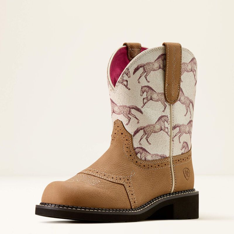 ARIAT - Dusted Brown Fatbaby Heritage Farrah Western Boot