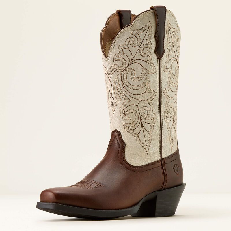ARIAT - Vintage Caramel Round Up Square Toe Western Boot