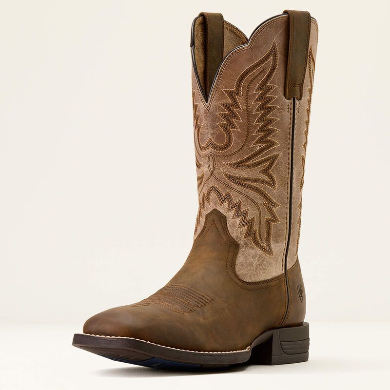 ARIAT - Brush Creek Wide Square Toe Cowboy Boot