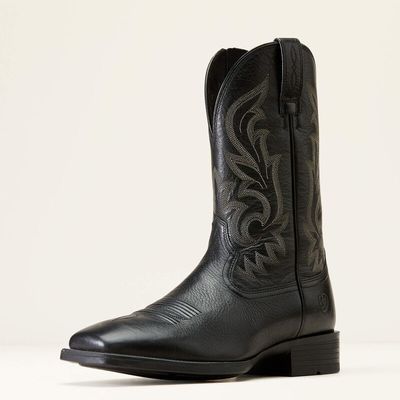 ARIAT - Black Deertan Slim Zip Ultra Western Boot