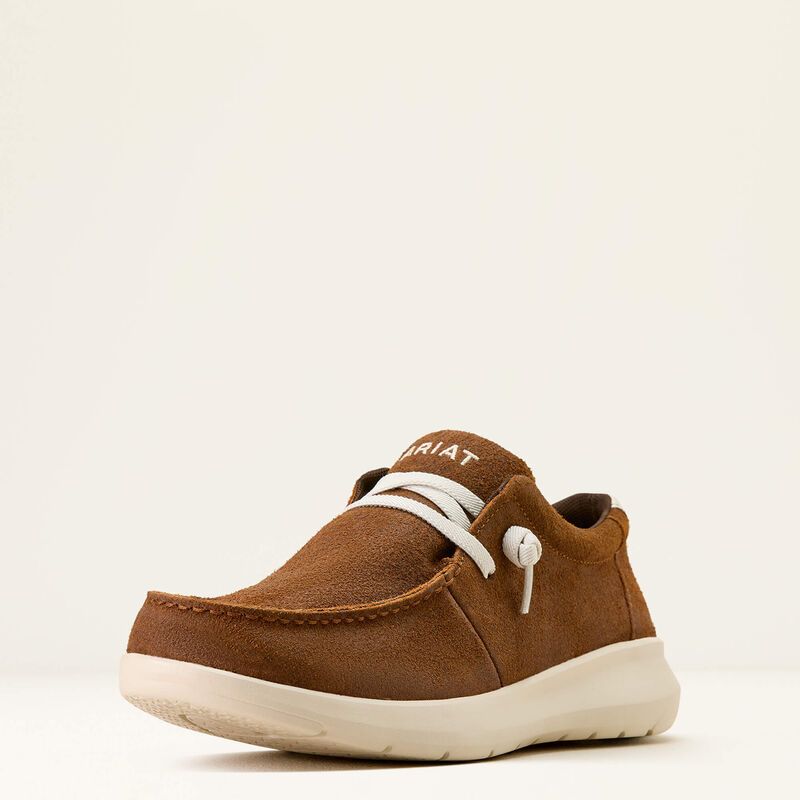 ARIAT - Tumble Brown Suede Hilo Shoe