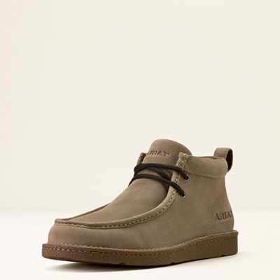 ARIAT - Cinnamon Brown Suede Clean Country Shoe