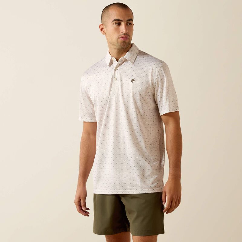ARIAT - All Over Print Classic Fit Polo