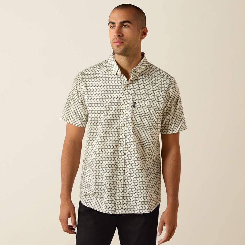 ARIAT - Pristine Diamond Print Macsen Modern Fit Shirt