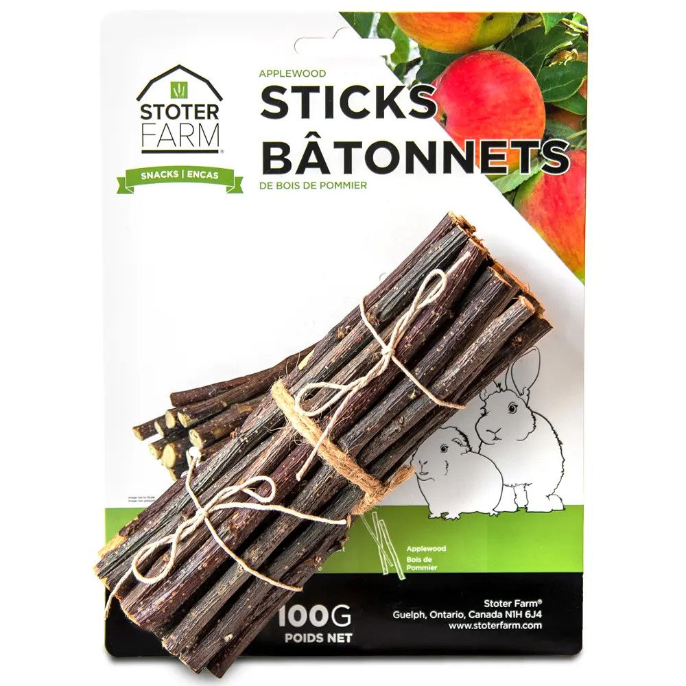 STOTER FARM - Applewood Stick Snacks, Size: 100g