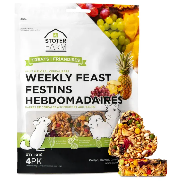 STOTER FARM - Weekly Feast Heart Treats, Size: 4pk