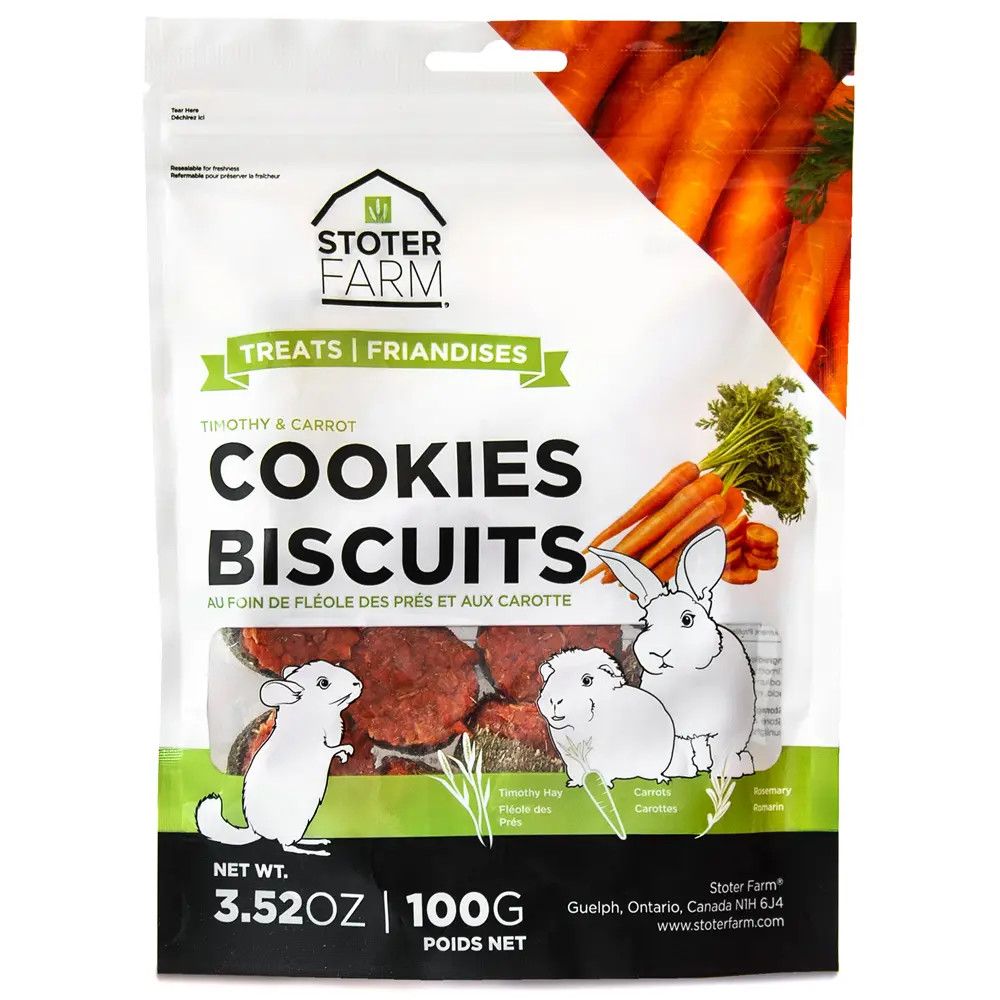 STOTER FARM - Mini Carrot Cookie Treats, Size: 100g