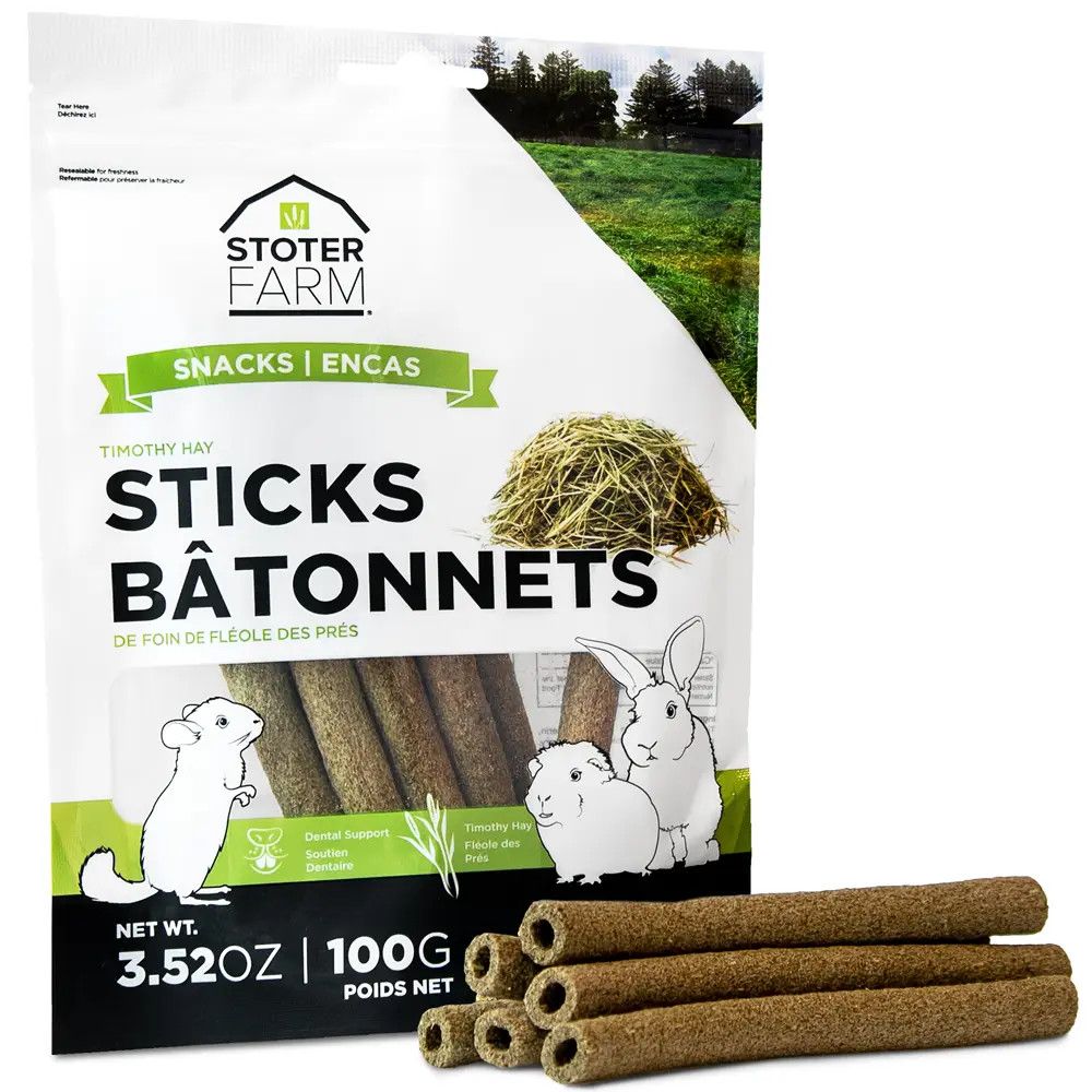 STOTER FARM - Timothy Hay Snacks, Size: 100g