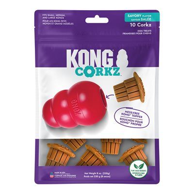 KONG - Corkz Savory Flavor, Size: 8oz