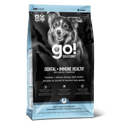 PETCUREAN - Solutions GO! Dental + Immune Health Dog Food with Grains