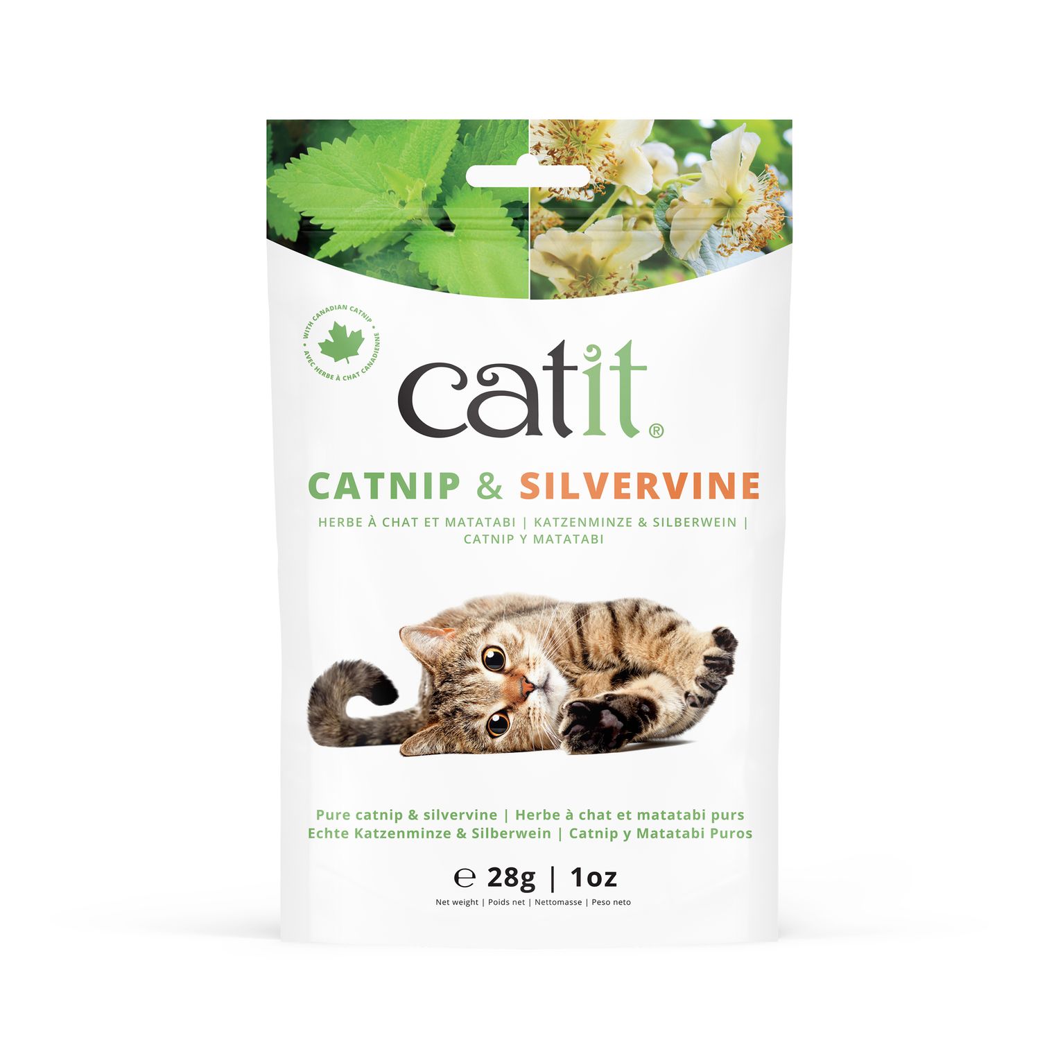 CATIT - Dried Catnip &amp; Silverline Mix, Size: 28g