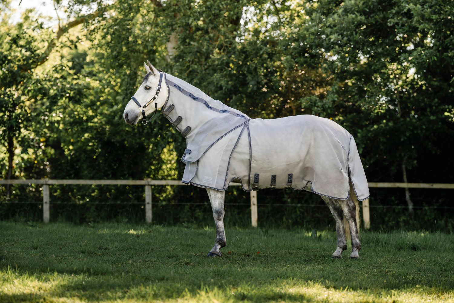 HORSEWARE - Fly Sheet Rambo Protector Silver/Thunderstorm/Grey