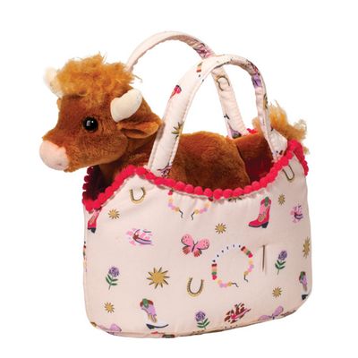 DOUGLAS - Bestie Westie Sassy Pet Sak w/ Highland Cow