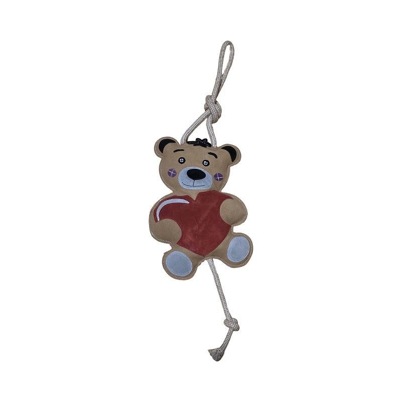 GER-RYAN - Suede Leather Toys for Horses, Type: Teddy Bear