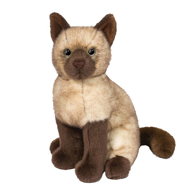 DOUGLAS - Chai the Siamese Cat Plush, Height: 25cm